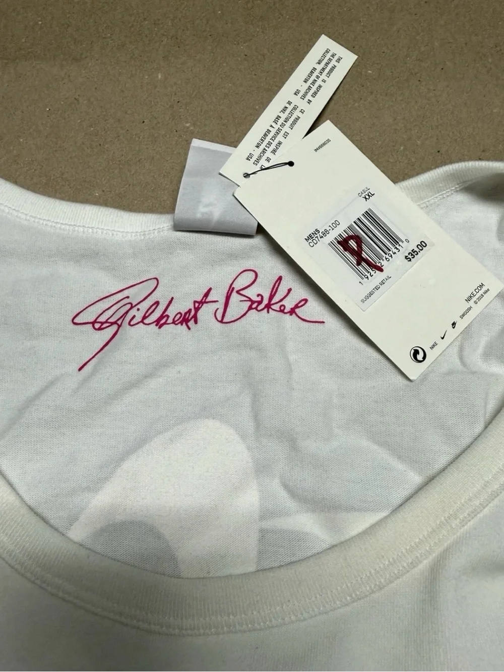 NIKE XXL LGBT Be True Collection Pride Tank Top Gilbert Baker Mens white NEW!